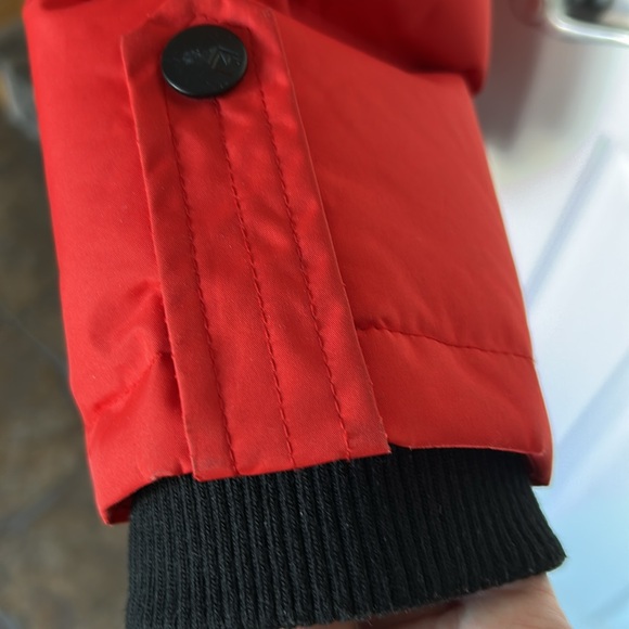Noise winter jacket in red orange colour - Picture 4 of 11
